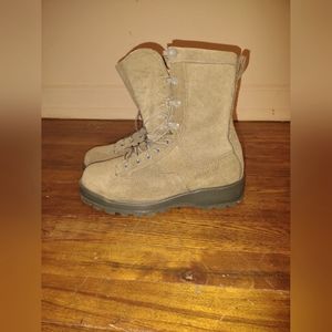 GORETEX BELLEVILLE army green combat boots leather size6 lace up boots steel toe